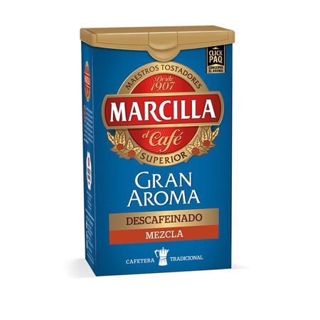 Café molido descafeinado Marcilla 200g mezcla