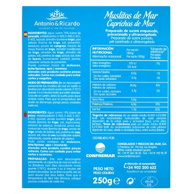 Muslitos de mar Antonio y Ricardo 250g