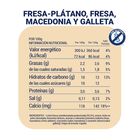 Yogur Danone pack 12 fresa plátano macedonia galleta