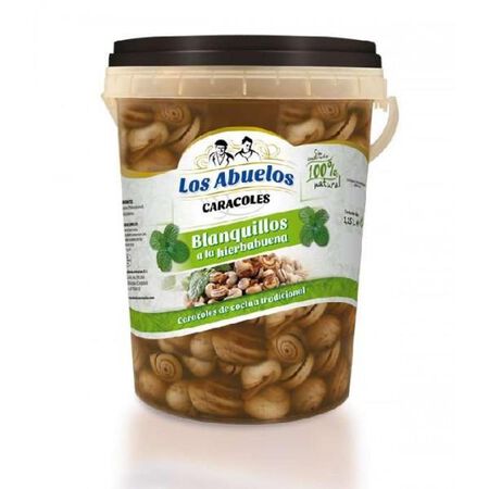 Caracoles Los Abuelos 1kg blanquillos a la hierbabuena