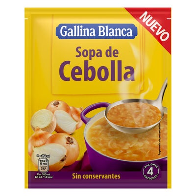 Sopa con sabor a cebolla Gallina Blanca 48g
