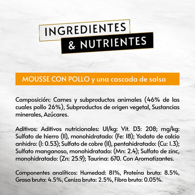 Comida h&uacute;meda gato Purina Revelations pollo pack 4