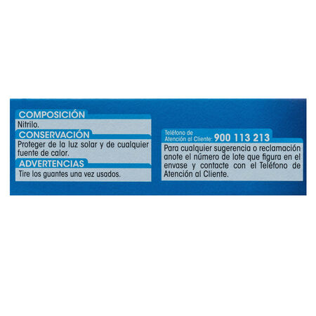 Guantes de nitrilo desechables Lanta 10 uds talla mediana/grande