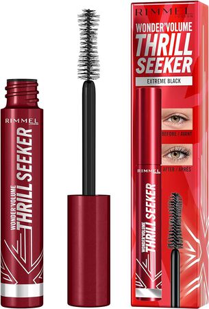 Máscara de pestañas Rimmel Thrill Seeker Waterproof Negro