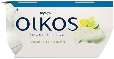 Yogur estilo griego Oikos pack 4 lima lim&oacute;n