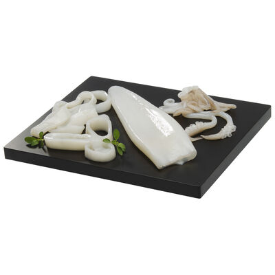 Calamar grande peso aproximado pieza 300g