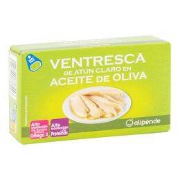 Ventresca de atún claro en aceite oliva Alipende 73g