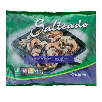 Salteado Alipende 450g champiñones setas y gambas