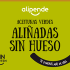 Aceitunas sin hueso aliñadas Alipende 400g