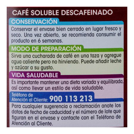 Café soluble Alipende descafeinado 200g mezcla