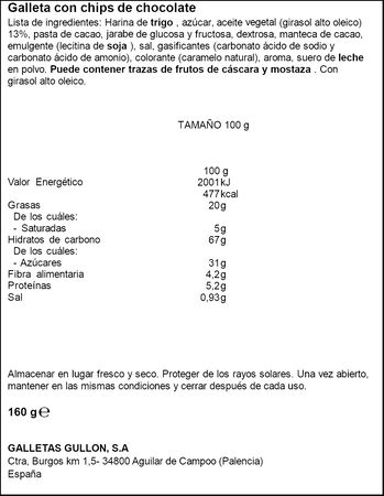 Galletas ChocoBom Mini cookies Gull&oacute;n 160g