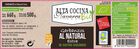 Garbanzo cocido eco Alta Cocina 500g