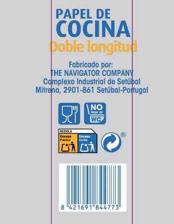 Papel de cocina Lanta pack-3 doble longitud