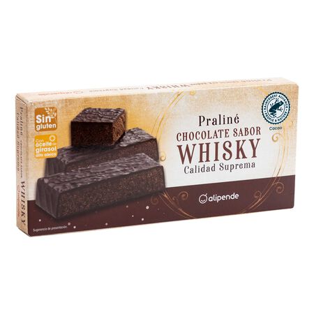 Turrón Praliné Alipende 200g al whisky