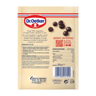 Perlitas de chocolate Dr Oetker 100g