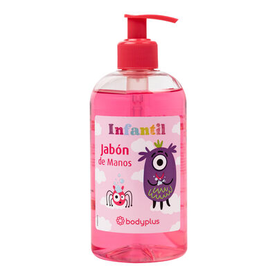 Jab&oacute;n de manos con dosificador Bodyplus 500ml infantil