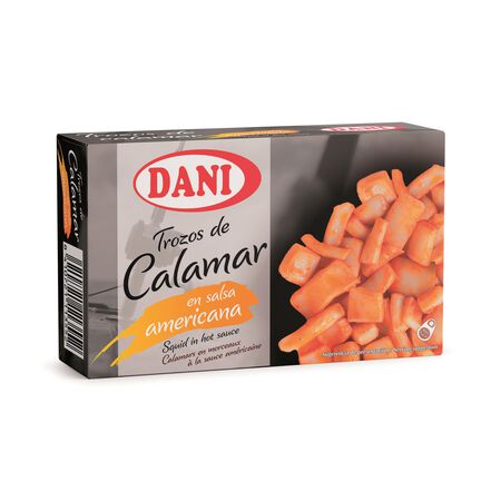 Trozos de calamar en salsa americana Dani 68g