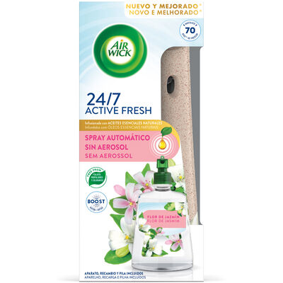 Ambientador Airwick Active Fresh 228ml flor de jazmín