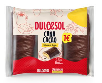 Ca&ntilde;a Ba&ntilde;o Cacaco Dulcesol 3ud 153g