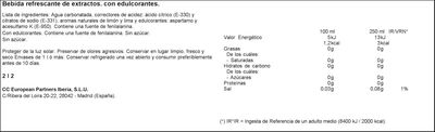 Refresco lima-lim&oacute;n Sprite botella 2l zero az&uacute;car