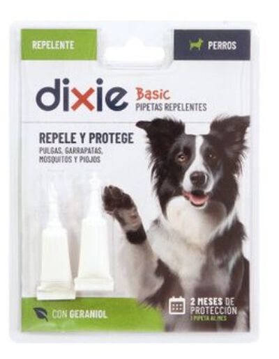 Pipetas perro Dixie Basic 2U Repelente