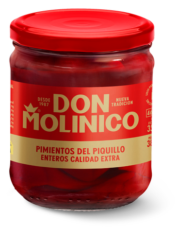 Pimientos del piquillo enteros Don Molinico 350g
