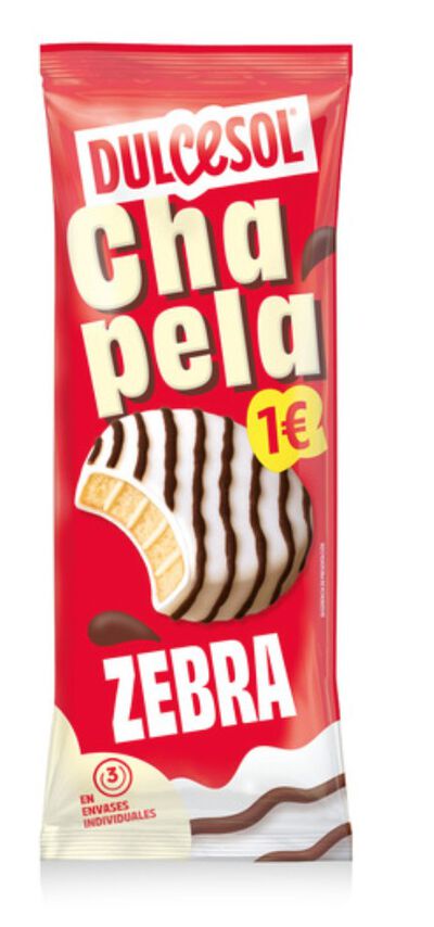Chapelas Dulcesol 3u Zebra 3 ud