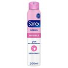 Desodorante spray Sanex Dermo Invisible Protección antitranspirante 24h 200ml