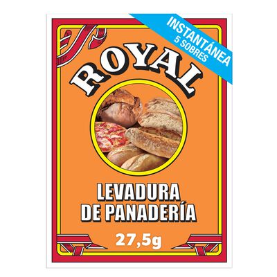 Levadura panaderia Royal 5 sobres