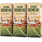 Vino blanco Don Simón brik pack 3