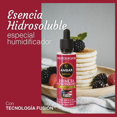 Esencia hidrosoluble Ambar 50ml frutos rojos