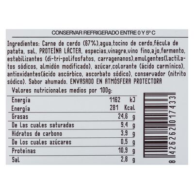 Mortadela ahumada MRM 200gr