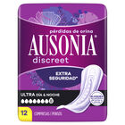Compresa discreet Ausonia extra seguridad 12 unidades