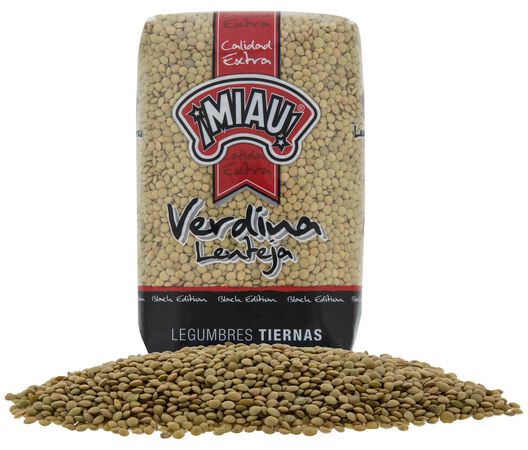Lenteja Miau black edition 1kg verdina