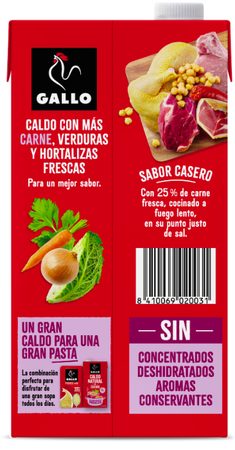Caldo natural de cocido Gallo 1l
