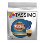 Café descafeinado Tassimo marcilla 16 cápsulas