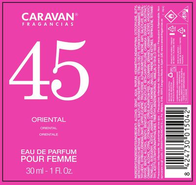 Eau de toilette Caravan mujer 30ml n&ordm;45