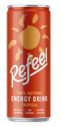 Bebida energética refeel Mahou sabor tropical 33 cl