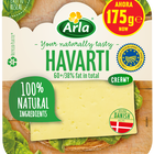 Queso havarti lonchas Arla 175 gr