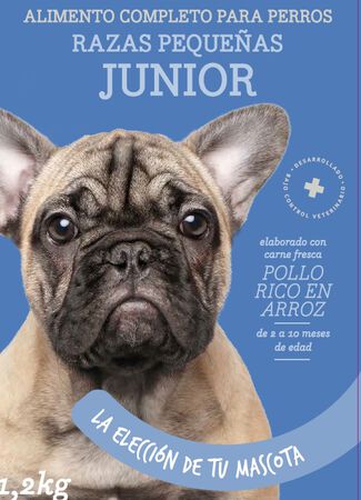 Alimento completo para perro Meque junior pollo 1,2kg