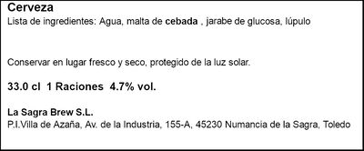 Cerveza Miller 33cl