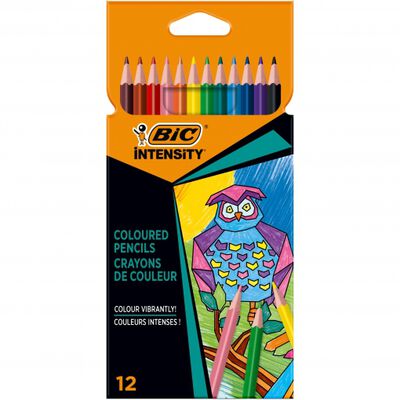 Lápices Colores Bic 12U Intensity