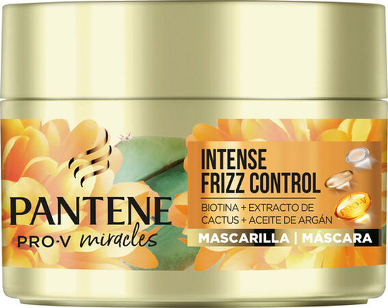 Mascarilla capilar Pantene 160ml intense frizz control