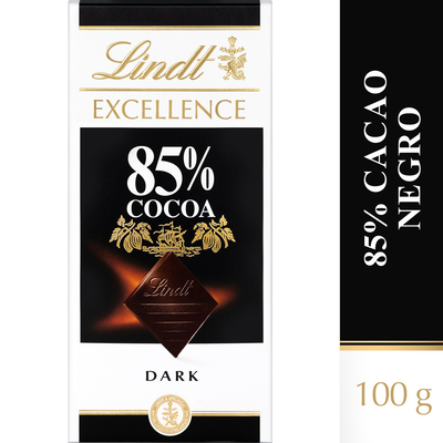 Chocolate negro Lindt excellence 100g 85% de cacao