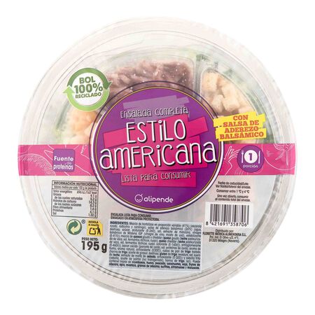 Ensalada americana Alipende 195g