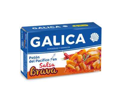 Pot&oacute;n del pacifico en salsa brava Galica 111g