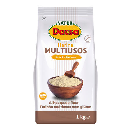Harina sin gluten Natur Dacsa 1kg multiusos