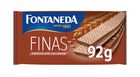 Galleta fina barquilllo de chocolate con leche Fontaneda 92g
