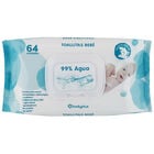 Toallitas beb&eacute; Bodyplus 64 unidades aqua