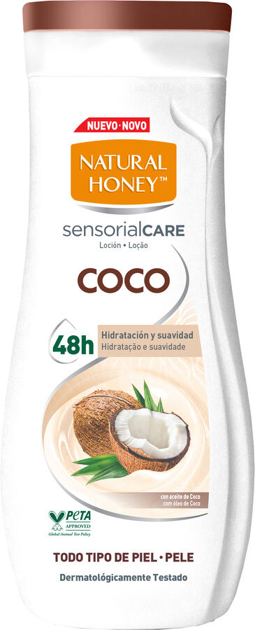 Gel de baño Natural Honey Coco 330ml